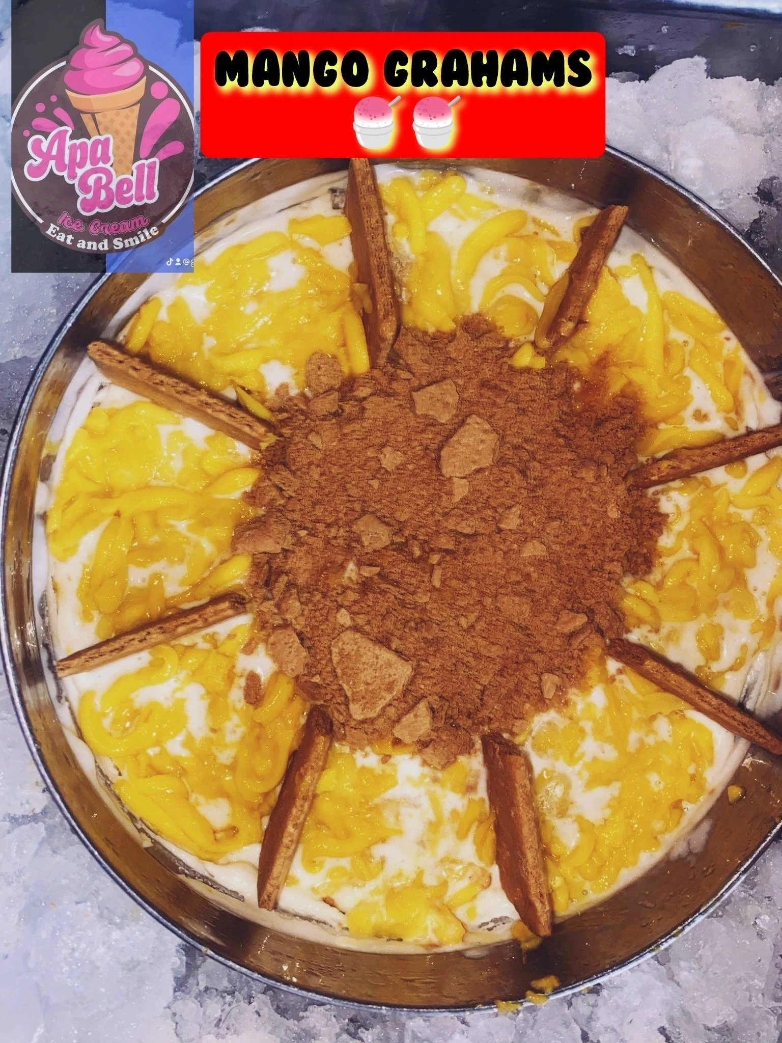 Mango Grahams Ice Cream